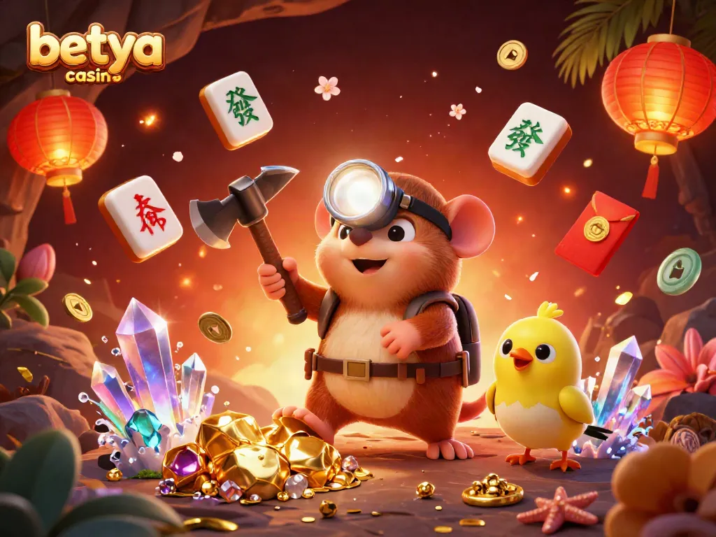 Win big at Betya Casino with vibrant 3D illustrations showcasing thrilling game elements.
